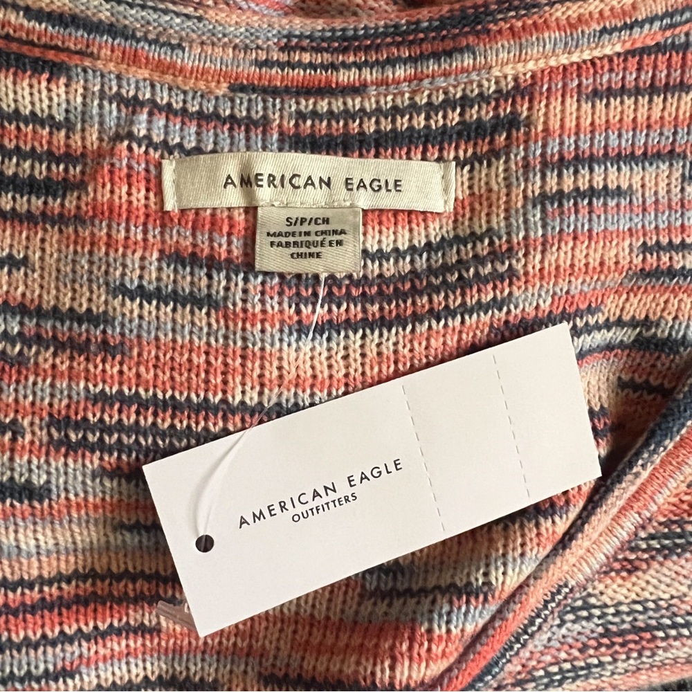 American Eagle | Bell Sleeve Ring-Front Sweater - Picture 4 of 6